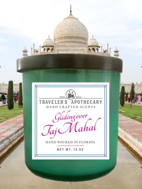Gliding Over Taj Mahal